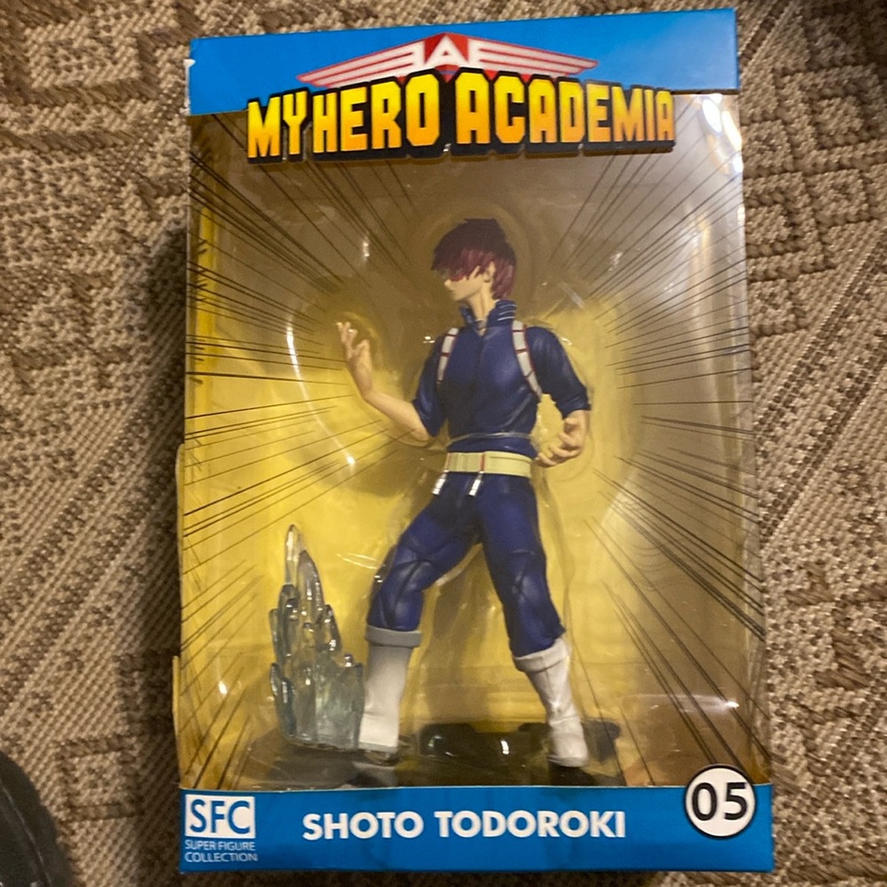 My Hero Academia Shoto Todoroki Figure Statue NIB SFC Super Figure Collection